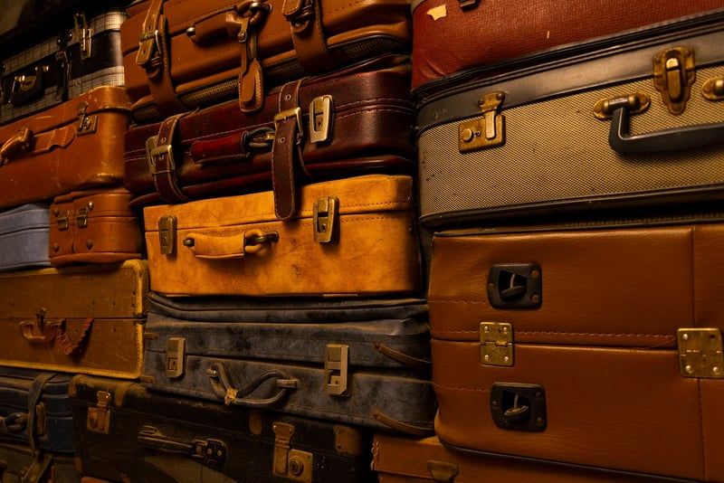Vintage Suitcase Shelves
